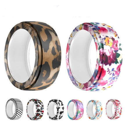 For Samsung Galaxy Ring / Oura Ring Silicone Elastic Printing Cover Scratch Resistant Case, S, M - DealBuddy