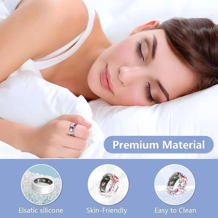 For Samsung Galaxy Ring / Oura Ring Silicone Elastic Printing Cover Scratch Resistant Case, S, M - DealBuddy