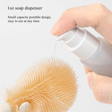 Silicone Portable Baby Bottle Brush Set Travel Cleaning Brush