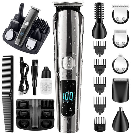 6 in 1 Men Waterproof Electric Hair Trimmer Kit Nose Trimmer, Mustache Trimmer Body Shaver, 8688, 8788, 8988 - DealBuddy