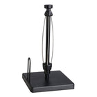 Household Stainless Steel Vertical Paper Towel Holder With Damping Dining Table Kitchen No Punch Paper Roll Holder, Square Black, Round Black, Round Silver - DealBuddy