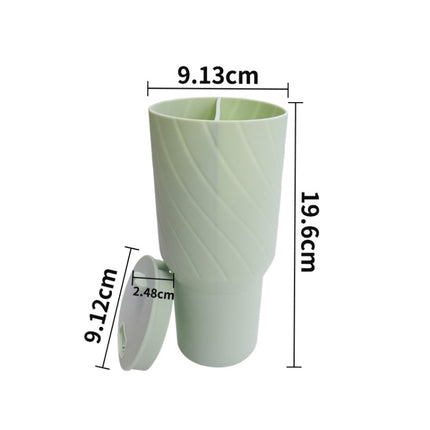 For Stanley Cup 2-divided Silicone Liner Compartment Cup, 40oz - DealBuddy