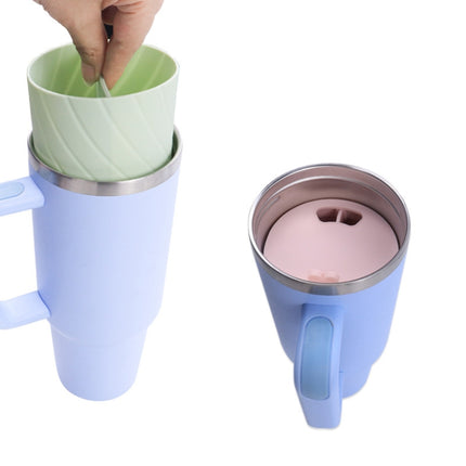 For Stanley Cup 2-divided Silicone Liner Compartment Cup, 40oz - DealBuddy