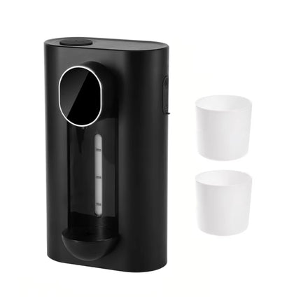 540ml  Automatic Mouthwash Dispenser 3 Levels Quantitative with 2 Magnetic Cups, S7 White, S7 Black - DealBuddy