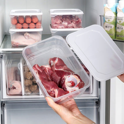 Refrigerator Storage Box Large Capacity Transparent Fresh Food Organiser