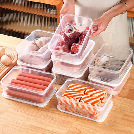 Refrigerator Storage Box Large Capacity Transparent Fresh Food Organiser