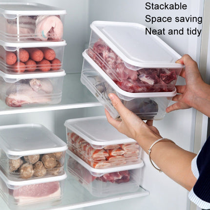Refrigerator Storage Box Large Capacity Transparent Fresh Food Organiser