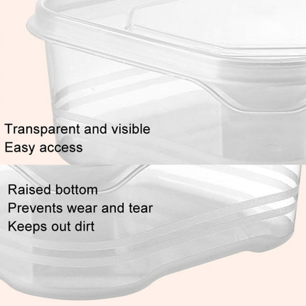 Refrigerator Storage Box Large Capacity Transparent Fresh Food Organiser