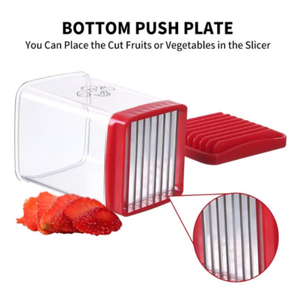 Multifunctional Household Kitchen Fruit And Vegetable Slicer With Push Plate - DealBuddy