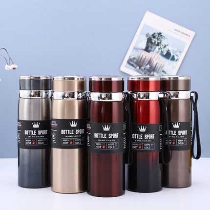 316 Stainless Steel Insulated Mug Large Capacity Vacuum Thermos Outdoor Portable Car Insulated Water Bottle - DealBuddy