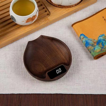 100g/0.1g Wood Electronic Tea Coffee Scale Kitchen Bar Scale
