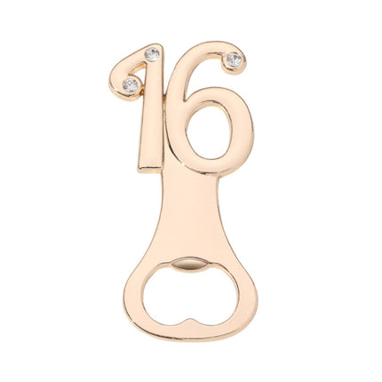 Digital Shape Wedding Party Manual Bottle Opener Beer Drinks Driver, 12, 15, 16, 18, 20, 21, 30, 35, 40, 45, 50, 55, 60, 65, 70, 75, 80, 90 - DealBuddy
