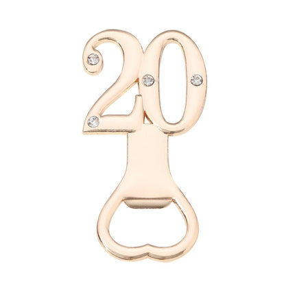 Digital Shape Wedding Party Manual Bottle Opener Beer Drinks Driver, 12, 15, 16, 18, 20, 21, 30, 35, 40, 45, 50, 55, 60, 65, 70, 75, 80, 90 - DealBuddy