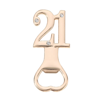 Digital Shape Wedding Party Manual Bottle Opener Beer Drinks Driver, 12, 15, 16, 18, 20, 21, 30, 35, 40, 45, 50, 55, 60, 65, 70, 75, 80, 90 - DealBuddy