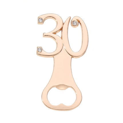 Digital Shape Wedding Party Manual Bottle Opener Beer Drinks Driver, 12, 15, 16, 18, 20, 21, 30, 35, 40, 45, 50, 55, 60, 65, 70, 75, 80, 90 - DealBuddy