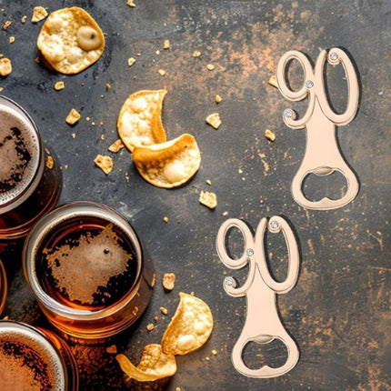 Digital Shape Wedding Party Manual Bottle Opener Beer Drinks Driver, 12, 15, 16, 18, 20, 21, 30, 35, 40, 45, 50, 55, 60, 65, 70, 75, 80, 90 - DealBuddy