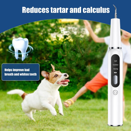 Pet Ultrasonic Teeth Cleaner Dog Electric Teeth Cleaning Tool Home Dentistry Tartar Remover - DealBuddy