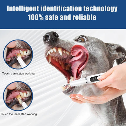 Pet Ultrasonic Teeth Cleaner Dog Electric Teeth Cleaning Tool Home Dentistry Tartar Remover - DealBuddy