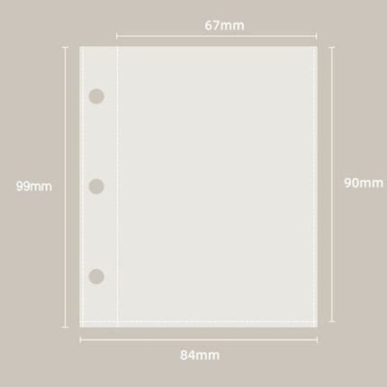 20 Loose-leaf PU Leather Multifunctional Storage Album