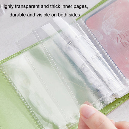 20 Loose-leaf PU Leather Multifunctional Storage Album