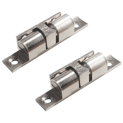 2pcs Cabinet Magnetic Spring Buckle Ball Door Sucker