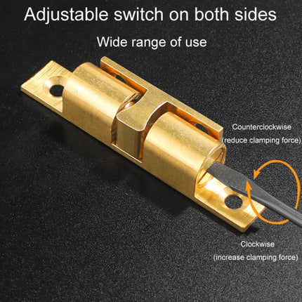 2pcs Cabinet Magnetic Spring Buckle Ball Door Sucker