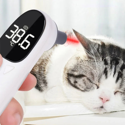 ELOFS EF-07 Pet Dog Cat Ear Digital Thermometer Accurate Infrared Measuring Animal Thermometer - DealBuddy