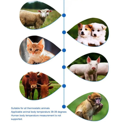 ELOFS EF-07 Pet Dog Cat Ear Digital Thermometer Accurate Infrared Measuring Animal Thermometer - DealBuddy