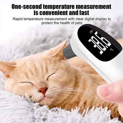 ELOFS EF-07 Pet Dog Cat Ear Digital Thermometer Accurate Infrared Measuring Animal Thermometer - DealBuddy