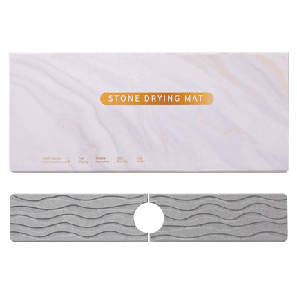 Diatomite Kitchen Water-Absorbent Drying Mat Bathroom Vanity Faucet Countertop Drainage Mat