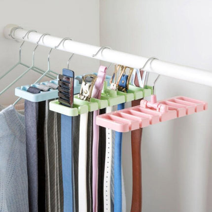Belt Hanger Scarf Tie Rack Holder For Wardrobe Closet Storage Organizer