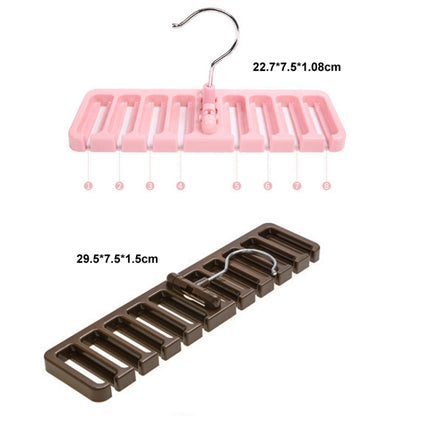 Belt Hanger Scarf Tie Rack Holder For Wardrobe Closet Storage Organizer
