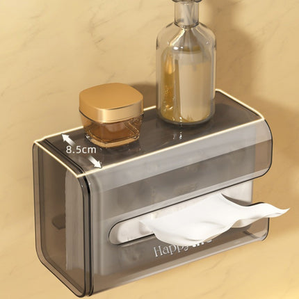 Suction Cup Tissue Box Holder Wall-mounted Tissue Box Cover