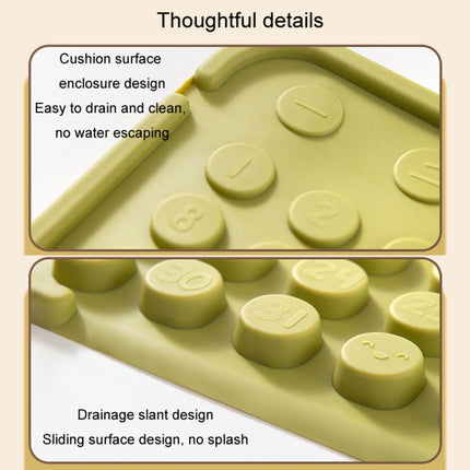 Faucet Silicone Drainage Mat Multi-functional Household Sink Countertop Anti-slip Anti-splash Storage Mat