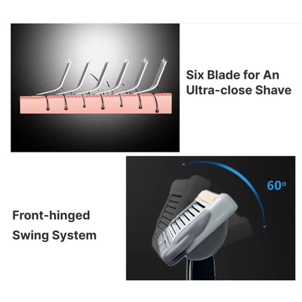 Six Blade OpenBack System Skin Razor Refills for Men, 2pcs /Pack, 4pcs /Pack - DealBuddy