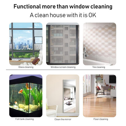 2-In-1 Household Double-Sided Glass Wiper Car Washing Cleaning Tool