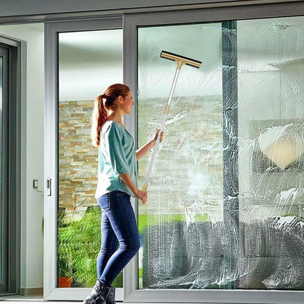 2-In-1 Household Double-Sided Glass Wiper Car Washing Cleaning Tool