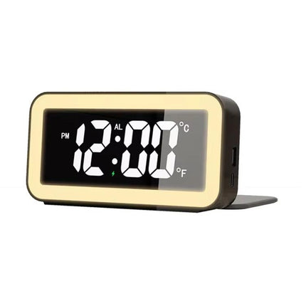 S281A LED Atmosphere Light Calendar / Temperature Display Clock With Wireless Charging Function