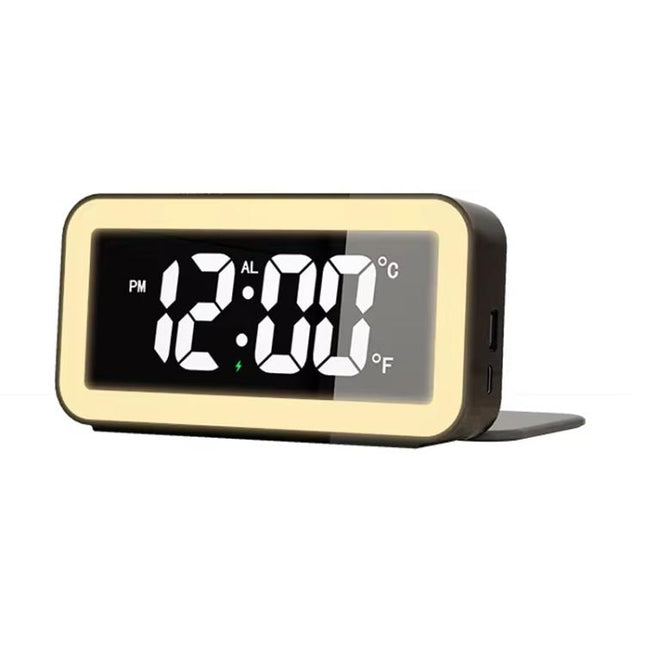 S281A LED Atmosphere Light Calendar / Temperature Display Clock With Wireless Charging Function