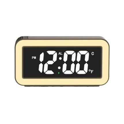 S281A LED Atmosphere Light Calendar / Temperature Display Clock With Wireless Charging Function
