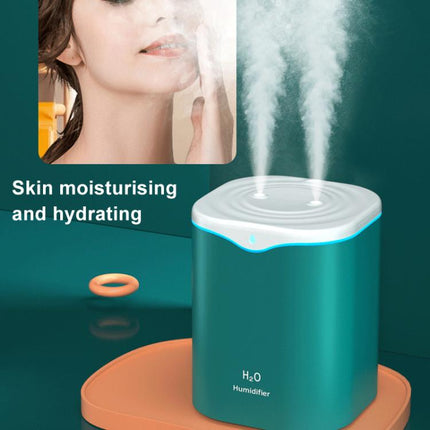 SD03 2L Large Capacity Dual Spray Port Humidifier Desktop Air Aroma Mist With Night Light