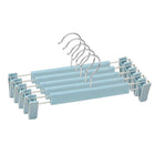 5pcs /Pack Retractable Nano Pants Hanger Seamless Trouser Clip For Skirt Dress Slacks