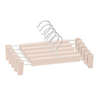 5pcs /Pack Retractable Nano Pants Hanger Seamless Trouser Clip For Skirt Dress Slacks