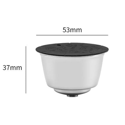 For Dolce Gusto Coffee Maker Stainless Steel Reusable Coffee Capsule Shell, Capsule+Brush And Scoop, Capsule+40mm Powder Hammer+Brush And Scoop - DealBuddy