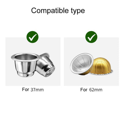 For Nestle Vertuo Coffee Maker Disposable Capsule Aluminum Foil Sealer Paper, 37mm 100pcs / Pack, 37mm 204pcs / Pack, 62mm 100pcs / Set - DealBuddy