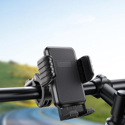 Bicycle Motorcycle Shock Absorption Mobile Phone Holder Gravity Navigation Mount - DealBuddy
