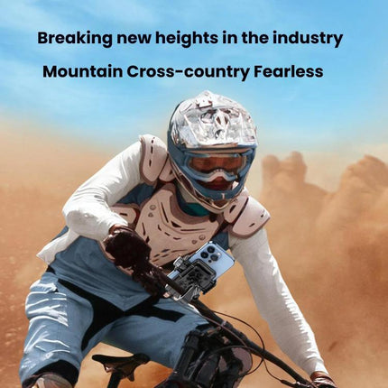 Bicycle Motorcycle Shock Absorption Mobile Phone Holder Gravity Navigation Mount - DealBuddy