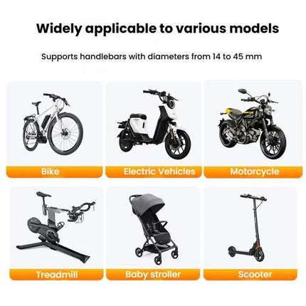 Bicycle Motorcycle Shock Absorption Mobile Phone Holder Gravity Navigation Mount - DealBuddy