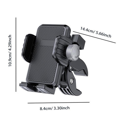 Bicycle Motorcycle Shock Absorption Mobile Phone Holder Gravity Navigation Mount - DealBuddy
