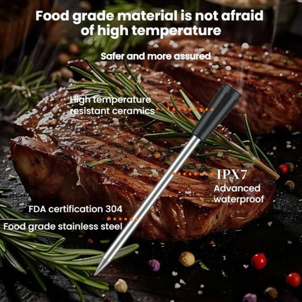 Smart Wireless Bluetooth BBQ Grill Thermometer Home Use Kitchen Food Oven Thermometer - DealBuddy